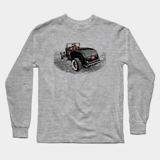 Hot Rod Girl black/red version Long Sleeve T-Shirt